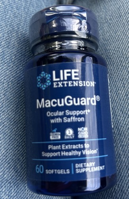 #ad *Life Extension* Macuguard Ocular Support With Saffron 60 Softgels $16.19