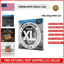 Extra Heavy 12-60 D'Addario XL Nickel Wound Guitar Strings for Electric Guitars