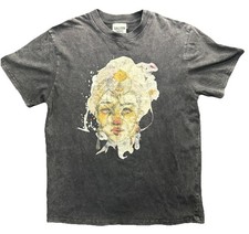 Gallery Dept Alone In Silence T Shirt L USA Made Distressed Acid Wash Graphic