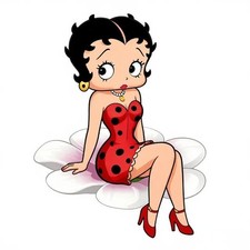 big sticker Betty Boop
