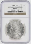 1885-O  Morgan Silver Dollar NGC MS63 S$1 New Orleans Minted No Reserve