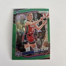 2025 Panini Prizm WNBA #104 Lucy Olsen Green Prizms RC