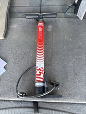 Bell Air Attack 350 High Volume Bicycle Pump Red Stripe, Air Attack 350