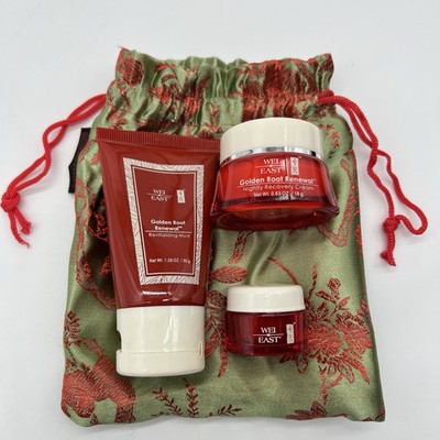 3 Pc Gift Set Wei East Golden Root: Nightly Revitalizing Mud/Recovery Cream/Eye