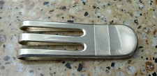 Vintage Spanish Sterling Silver Money Cash Card Clip