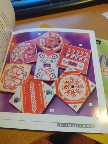 LIBRO DE ARTESANÍA HOBBY PARA ÁLBUM DE RECORTES ENCAJE HOLANDÉS IDIOMA (SALEBOOK59) - Imagen 5 de 5