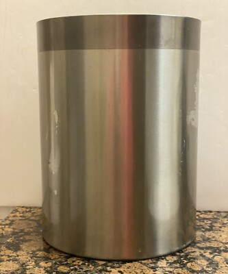 Trash Can 10 Inch Stainless Steel Garbage Waste Basket Office Home