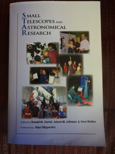 Small Telescopes and Astronomical Research, by Genet, 2010, 1st ed, PB - Picture 1 of 4