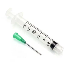 5pcs New 3ML Dispensing Syringe With 18Ga 1.5" Blunt Tip Needle Stainless Steel