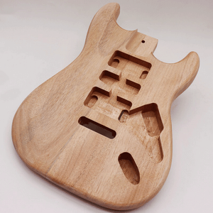 Electric Guitar Natural Farbe Okoume Wood Body Replacement For Fender Strat T Electric Guitar Natural Farbe Okoume Wood Body Replacement For Fender Strat T