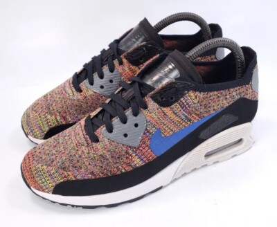 Nike Air Max 90 Flyknit Ultra Shoes MultiColor Womens Size