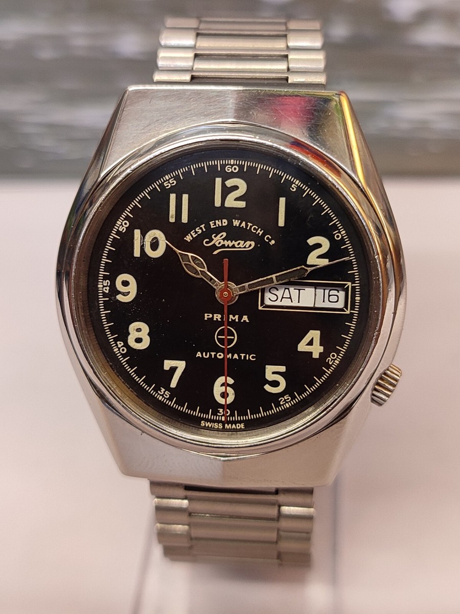 WEST END WATCH CO. SOWAR PRIMA AUTOMATIC K-4457 SWISS MEN'S FULL