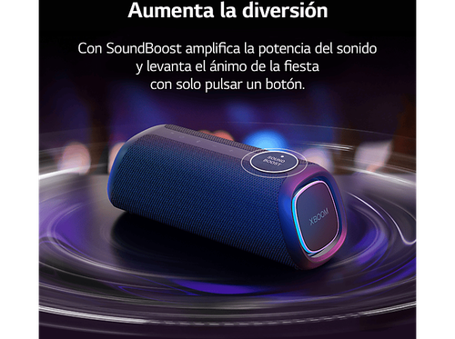 Altavoz inalámbrico - LG XG5QGR XBOOM Go, 20W, Bluetooth, 18h, Gris - Imagen 5 de 12