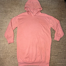 Gap Kids Size XXL Girls Hoodie Shimmer Pullover Slash Pockets Long Sleeve Pink
