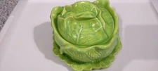 Holland Mold Co 3 Pc Cabbage Bowl W Plate and Lid Vintage 1976.