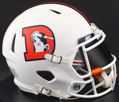 DENVER BRONCOS NFL Riddell Speed Full Size AUTHENTIC Football Helmet