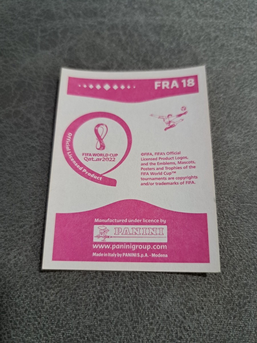 KYLIAN MBAPPE sticker Panini FIFA World Cup Qatar 2022, FRA 18