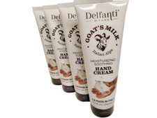 Delfanti Milano GOATS MILK Italian Alps Moisturizing Hand Cream, Lot of 4