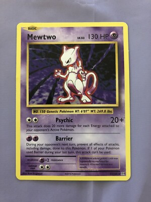 how much is a basic mewtwo pokemon card worth V #30 Prices | Go [P] Life Sucker (20) Heal 20 damage from this Pokemon. Basic Mewtwo HP 130 Psypump