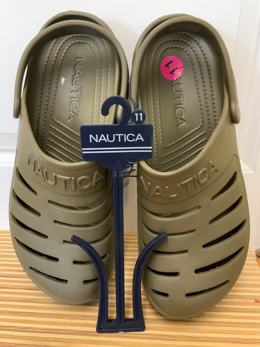 Senma Men’s Olive Green Water-Ready Clog Sandals Bergen men main image 4
