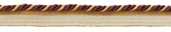 "DÉCopro Wein Gold HellgrüN 3/16\" Dekoratives Lippenband HerbstbläTter 10 Yards"-image