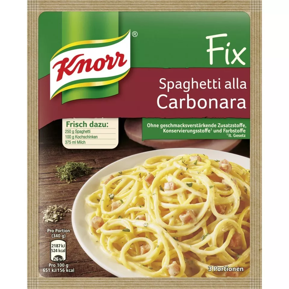 Knorr carbonara online