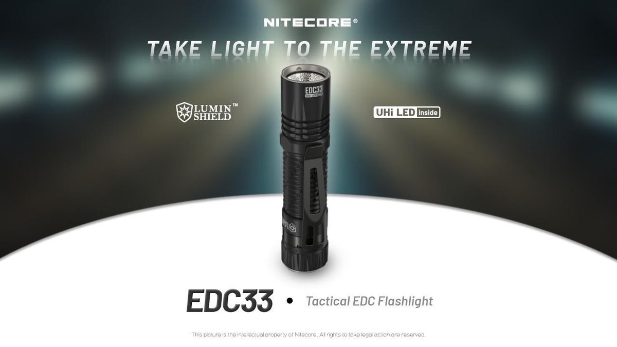 Nitecore EDC33 4000 Lumen Rechargeable EDC Flashlight w/ Nitecore