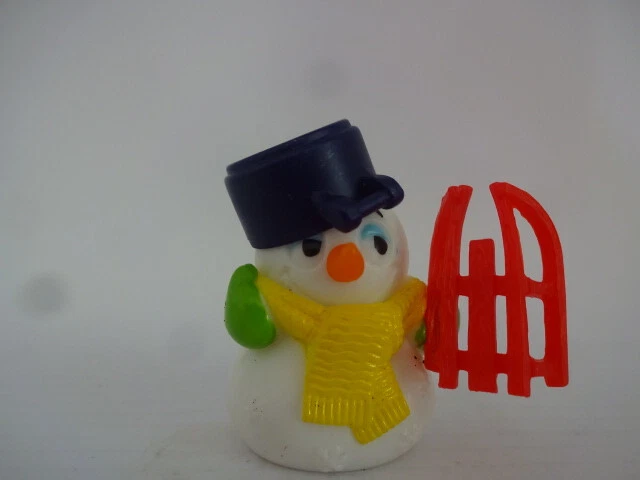 Weihnachts Figur / Schneemann mit drehbaren und Schlitten - Bild 1 von 1