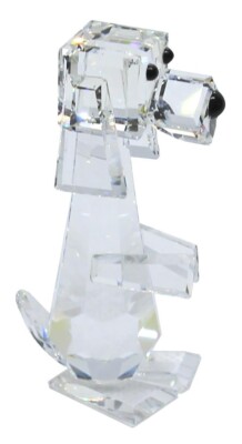 SWAROVSKI Genuine Retired Stunning Crystal Pluto Dog Height 7 cm