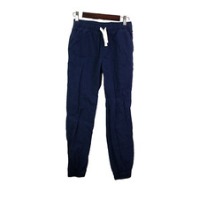 The Children Place Boy Size 10 Blue Cargo Draw String Jogger Pants