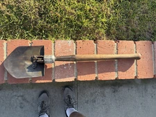 Vintage WW II Military U.S. Wood 1944 Army Trench Foxhole Shovel