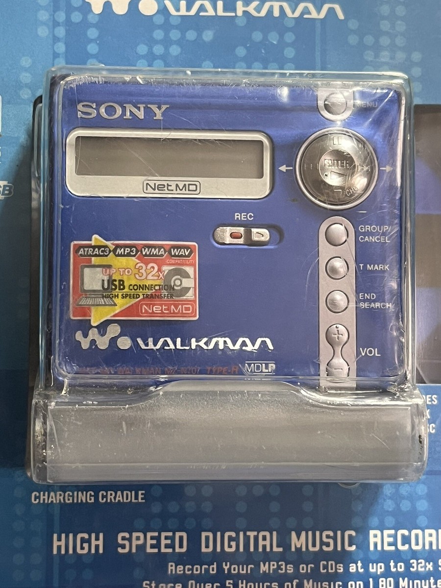 Sealed 💽 SONY MZ-N707 MDLP mini disc portable NET MD walkman