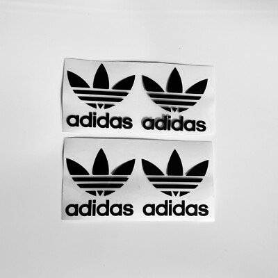 #ad #ad Adidas Heat Transfer Iron On Logo 2quot; 4pcs pick your color sports diy decal $6.79
