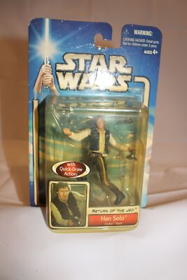 Hasbro Action Figure Featuring Quick-Draw Han Solo Star Wars Size 3.5