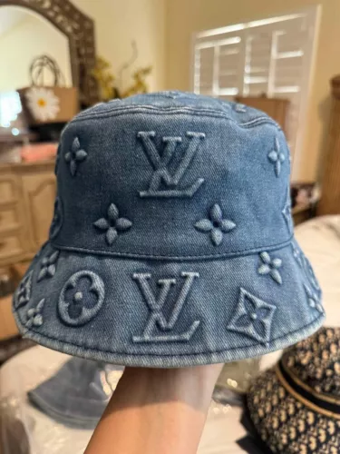 Embossed Monogram Bucket Hat