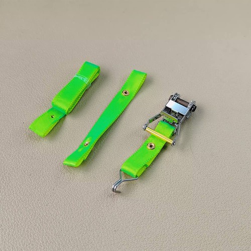 E-track Ratchet Tie Down Strap for 1:14 1:10 RC Crawler Car Trailers Trucks Vans - Picture 10 of 31