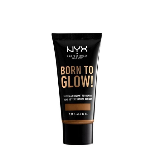 NYX Born To Glow! Naturally Radiant Foundation ~ Warm Mahogany - Picture 2 of 2