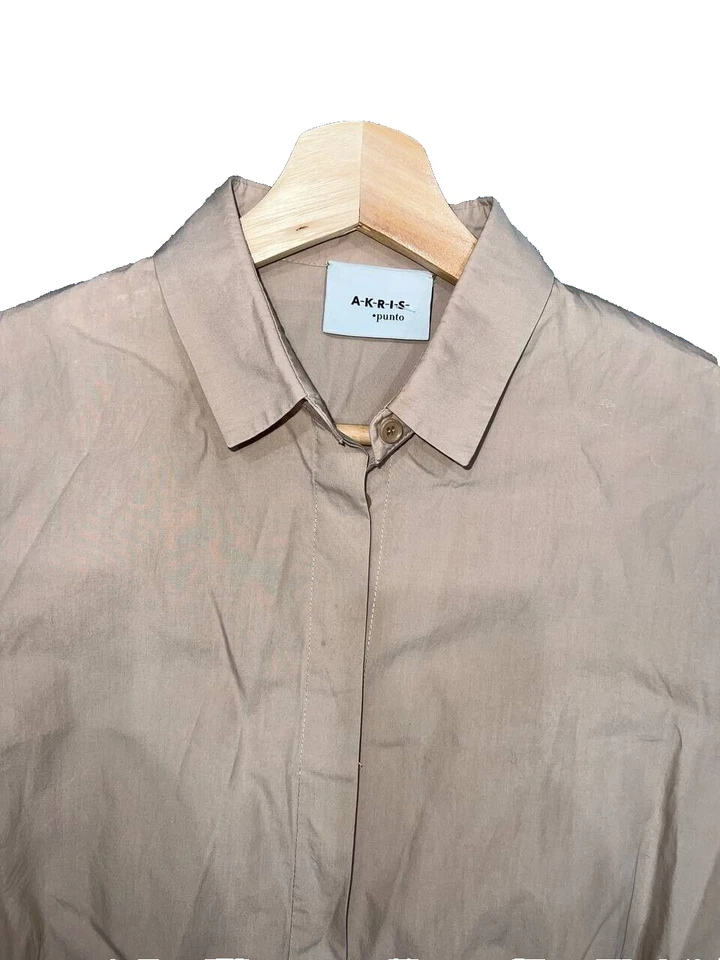 Vestido Akris Punto Mujer Hasta la Rodilla Manga 3/4 Beige Talla 8 A0000335 Foto 3 de 4