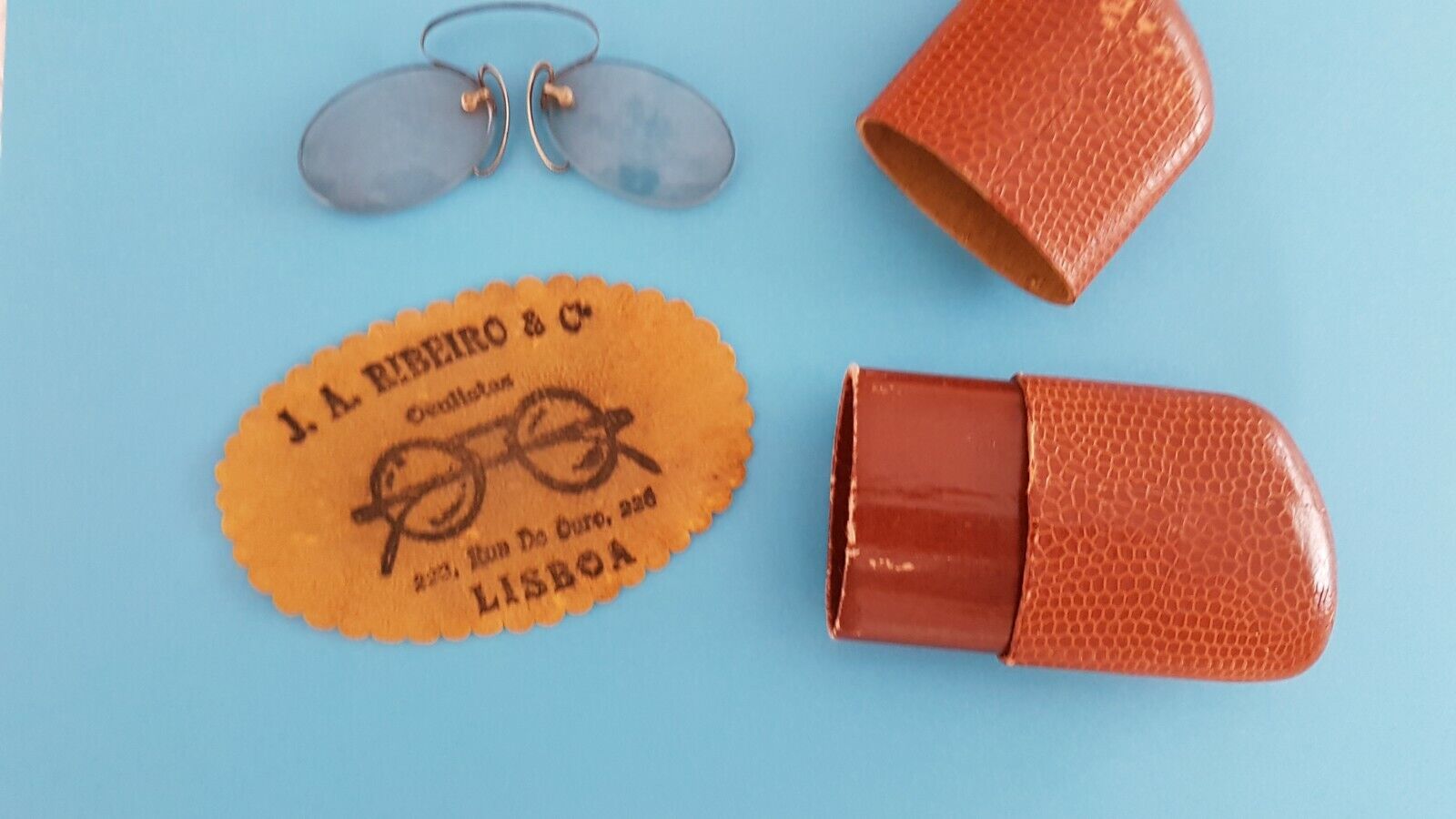 Very old Portuguese lunettes J. A. Ribeiro & Cª Najnowsze oferty