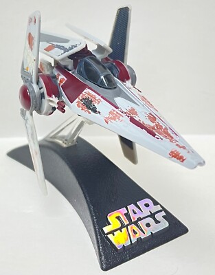 Star Wars Titanium Series V-Wing Starfighter with Stand | Hasbro Micro Machines