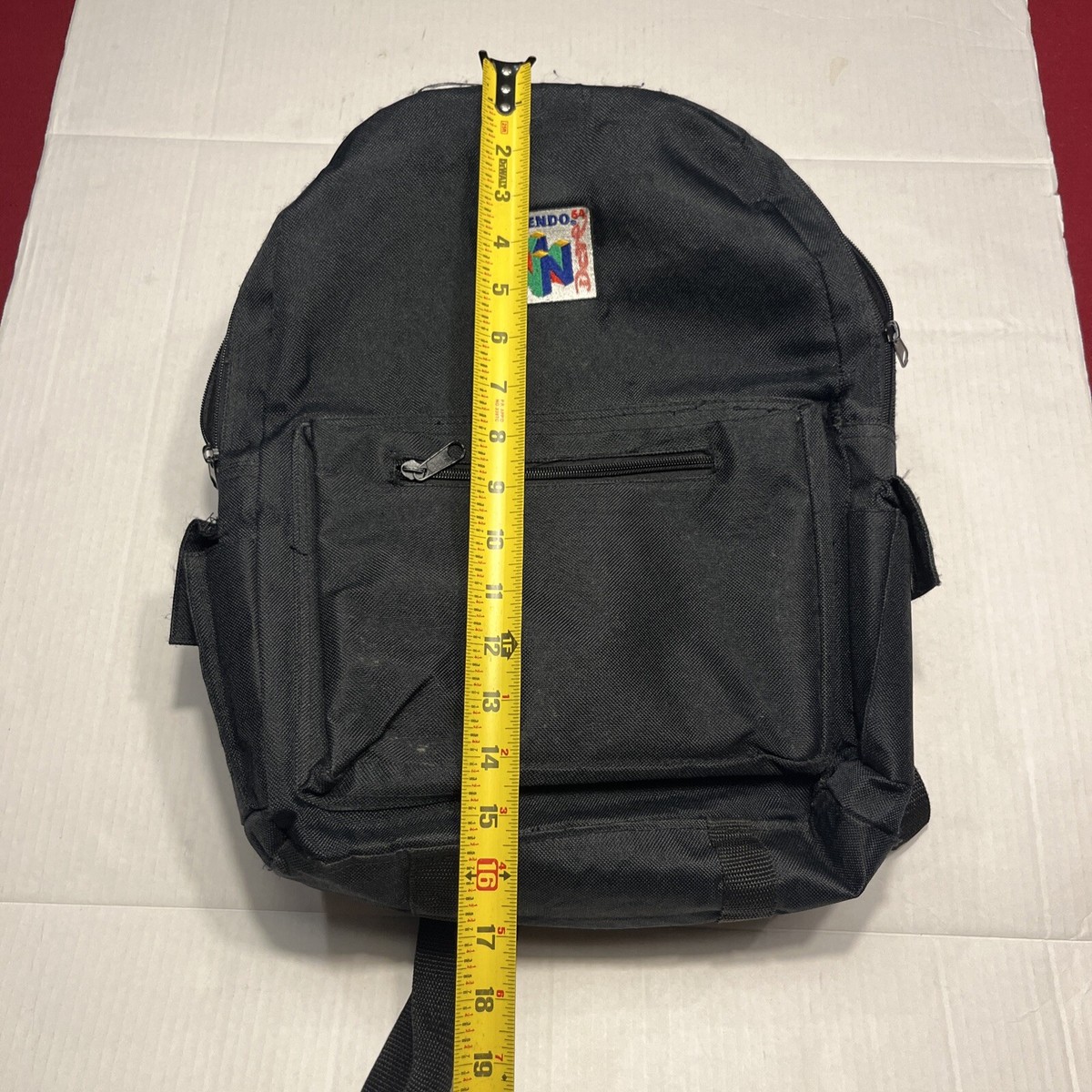 その他 BACKPACK monotone nintendo 64 backpack with vintage Nintendo 64 logo. Minor