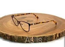 Face A Face Eyeglasses As is FRAME ONLY SANDS 3 9800 Brown Tortoise France Made