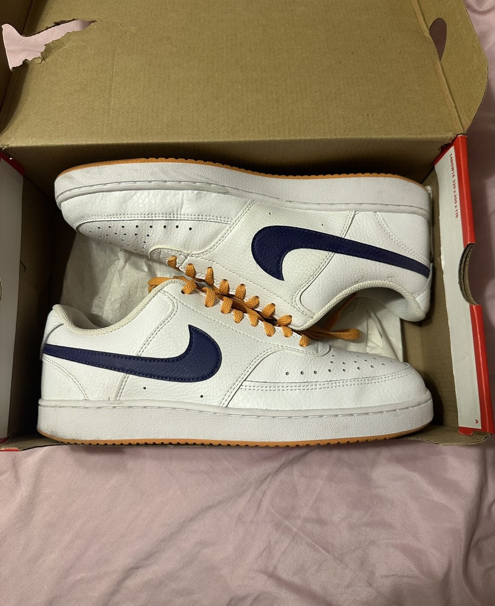 NIKE Men's Court Vision Lo NBA 'LA Lakers Size 9.5 Sneakers DM1187