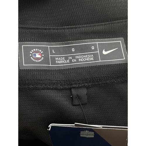 New York Mets MLB NIKE Black Replica Team Jersey Women's LARGE NWT - 第 14/14 張圖片
