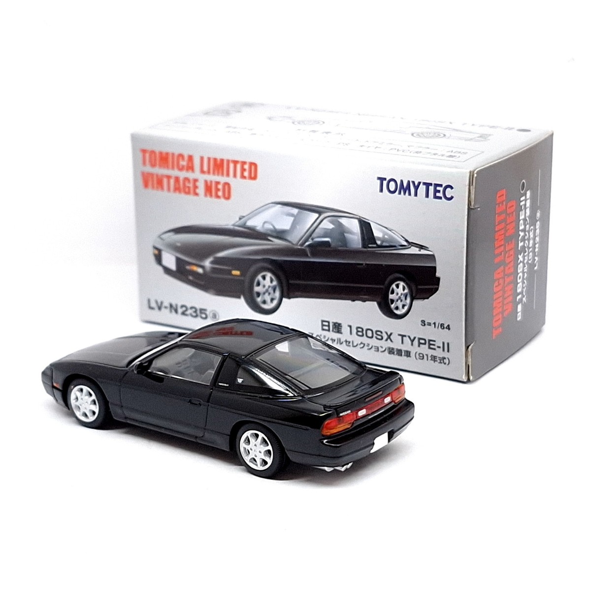 Tomica Limited Vintage NEO LV-N235a Nissan 180SX TYPE-II Black 1