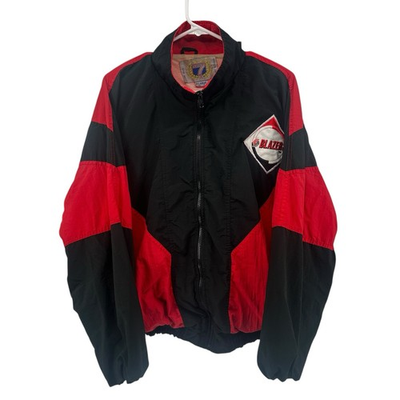 #ad Vintage Logo 7 Portland Trail Blazers Windbreaker Sz XL $39.95