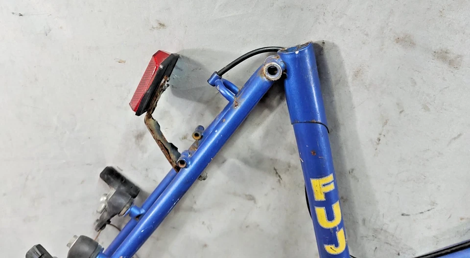 1991 Fuji Sandblaster MTB Bike Frame Set 19" Large Hardtail Rigid Step-Thru Cafe - Image 4 of 4