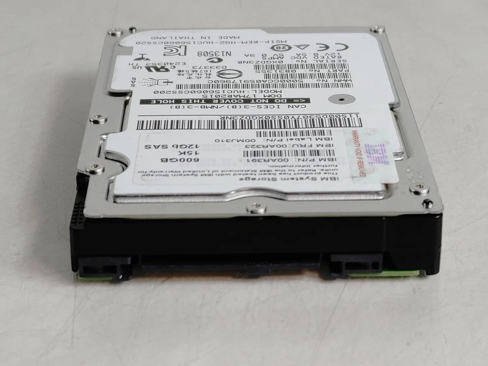 Lot of 2 Hitachi IBM HUC156060CSS200 600 GB SAS 3 2.5 in Enterprise Drive - Image 3 of 4