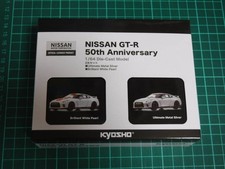Kyosho 1/64 NISSAN GT-R 50th Anniversary 2 units set R35 From Japan
