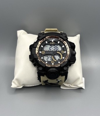 Activa Endurance X Invicta ACW435-005 Men s 54.5mm Digital Sport Watch Tan New